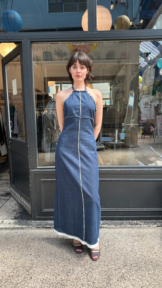 Diesel denim maxi dress
