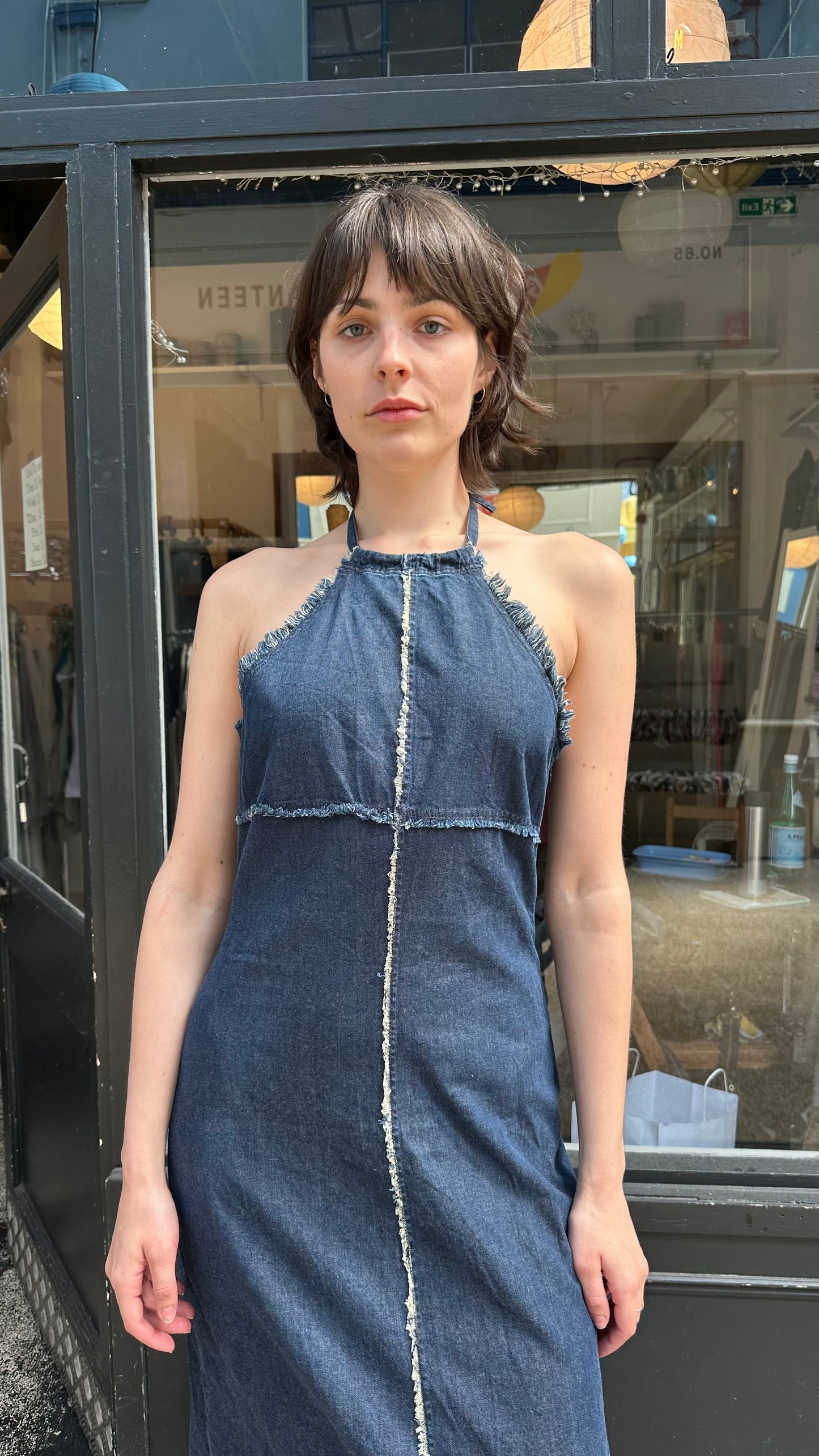 Diesel denim maxi dress