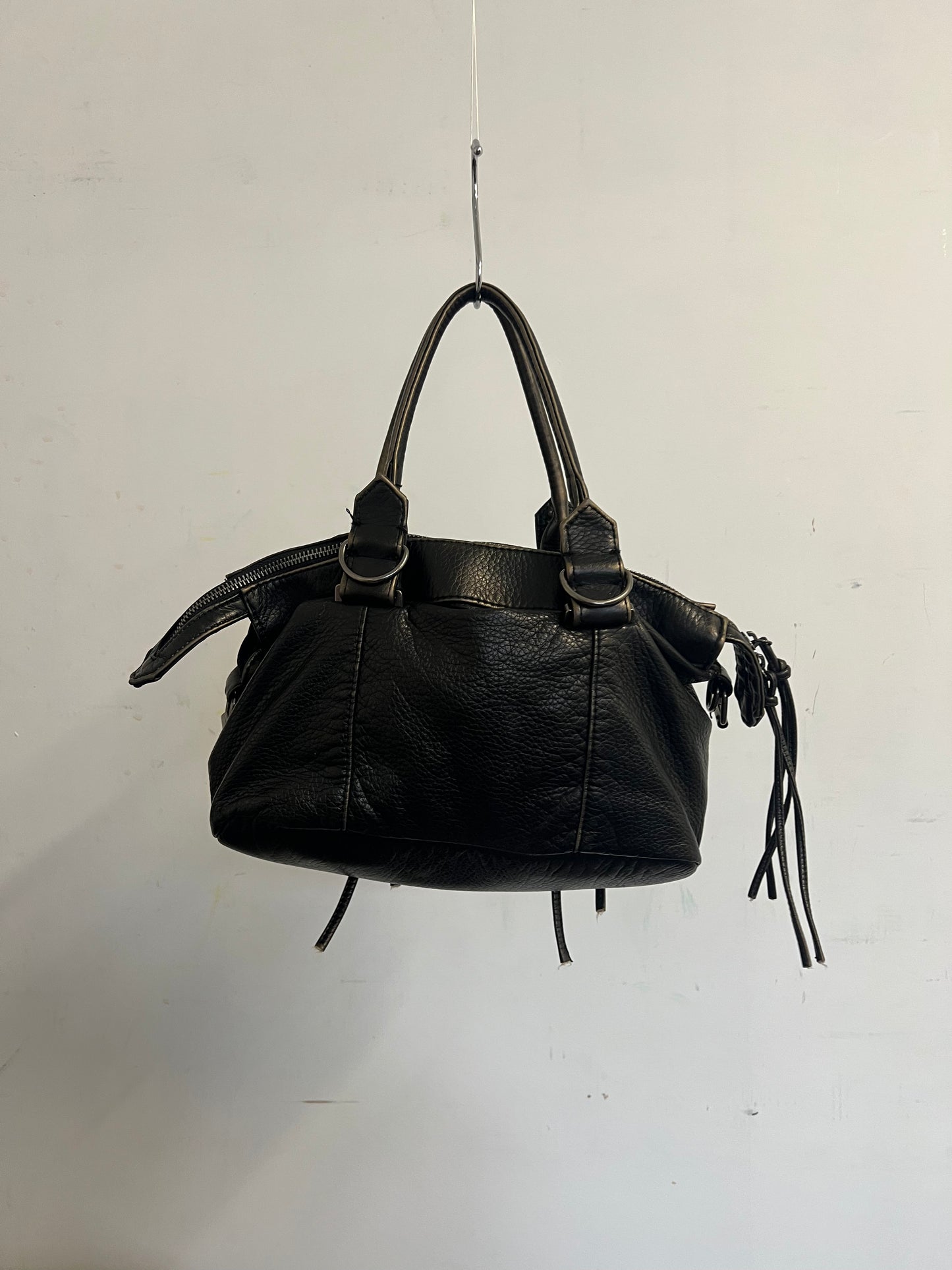 leather bag with bows