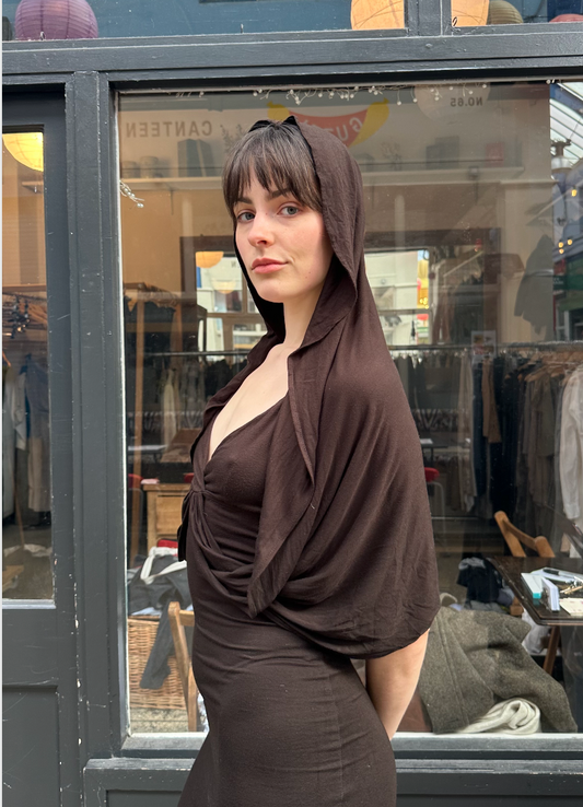hooded multiwear dress